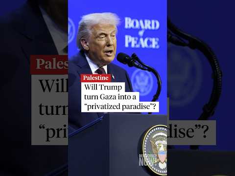 Will Trump turn Gaza into a "privatized paradise"?