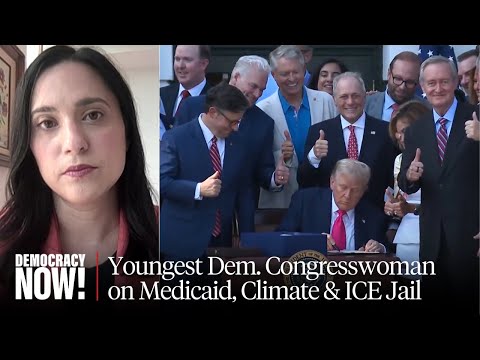 Hold GOP Accountable: Youngest Dem. Congresswoman on Medicaid, Climate Cuts & Her Visit to ICE Jail