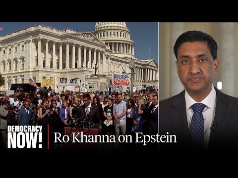 "Morally Right": Ro Khanna on Epstein Files Transparency Act, Arms Embargo on Israel