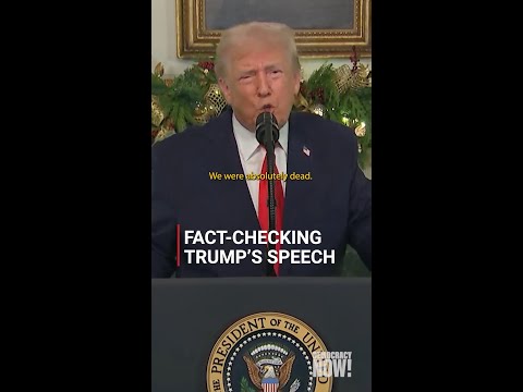 Economist Dean Baker Fact-Checks Trump’s Primetime Speech