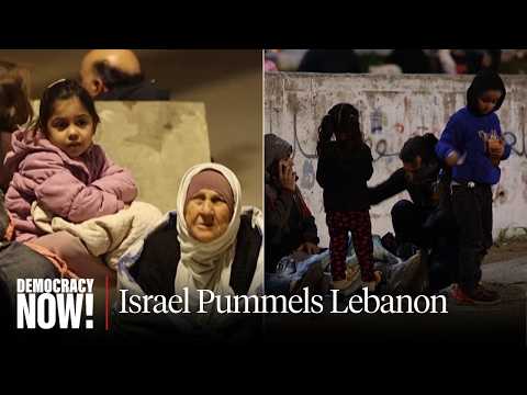 Israel Intensifies Bombardment of Lebanon & Orders Mass Displacement in the South