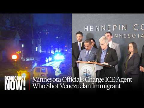 Minnesota Officials Charge ICE Agent Who Shot Venezuelan Immigrant & Falsely Reported What Happened