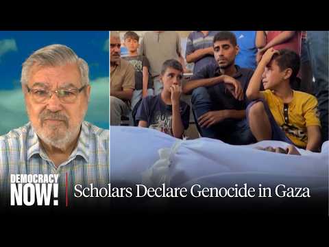 Rami Khouri: As Scholars Declare Genocide in Gaza, "Will Western Powers Take Action?"