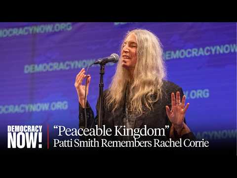 Patti Smith Remembers Rachel Corrie, Sings "Peaceable Kingdom" at DN!'s 30th Anniversary Event