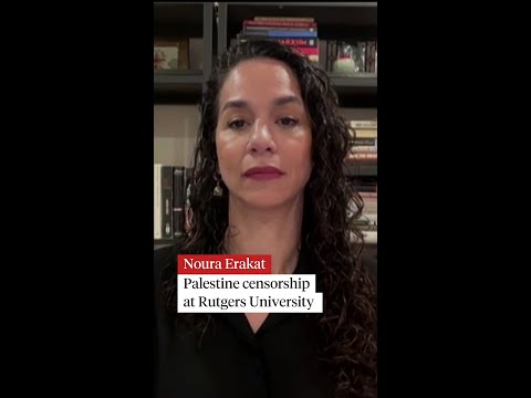 Palestine censorship at Rutgers University