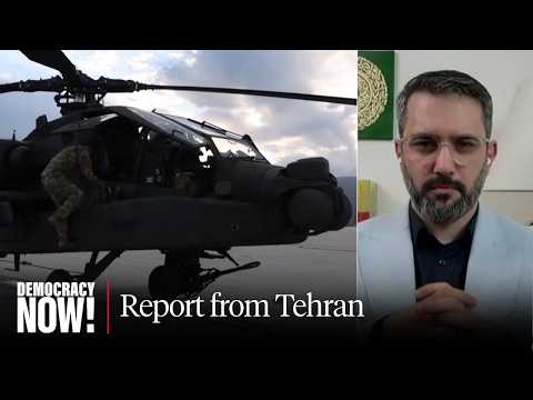 Report from Tehran: Amid More U.S./Iran Bombing, Trump Warns Iran Is "DEAD...Will Pay the Price"