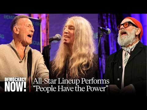 "People Have the Power": Patti Smith Performs at Democracy Now!'s 30th Anniversary Special
