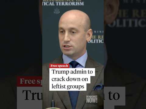 Trump admin to crack down on leftist groups